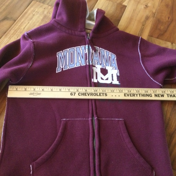 ✔️ University of Montana Grizzlies j.America Hooded Jacket Youth Large - Picture 4 of 6